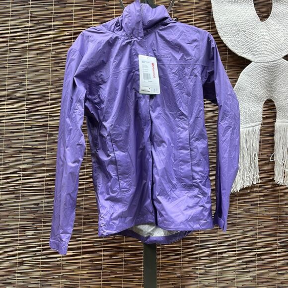 Marmot Women's PreCip Eco Rain Jacket - Paisley Purple Size S - Picture 2 of 3